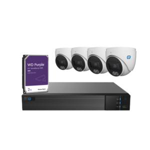 IP CCTV KIT – 4 CAMERAS / 8-CHANNEL NVR / 2TB